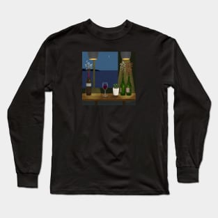 A bar overlooking the sea Long Sleeve T-Shirt